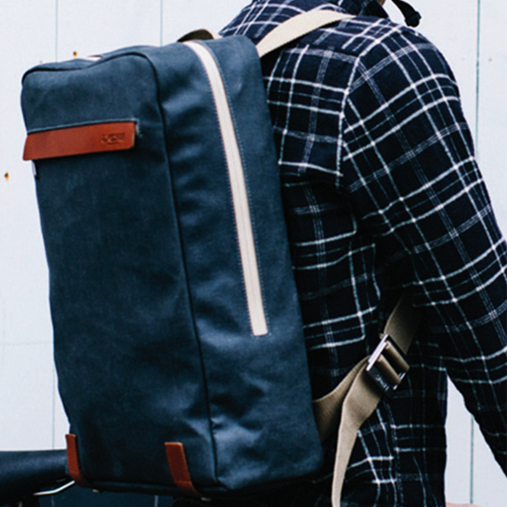 Cycling Commuter Backpack Laptop - BROOKS England Pickzip Backpack, Vintage Canvas