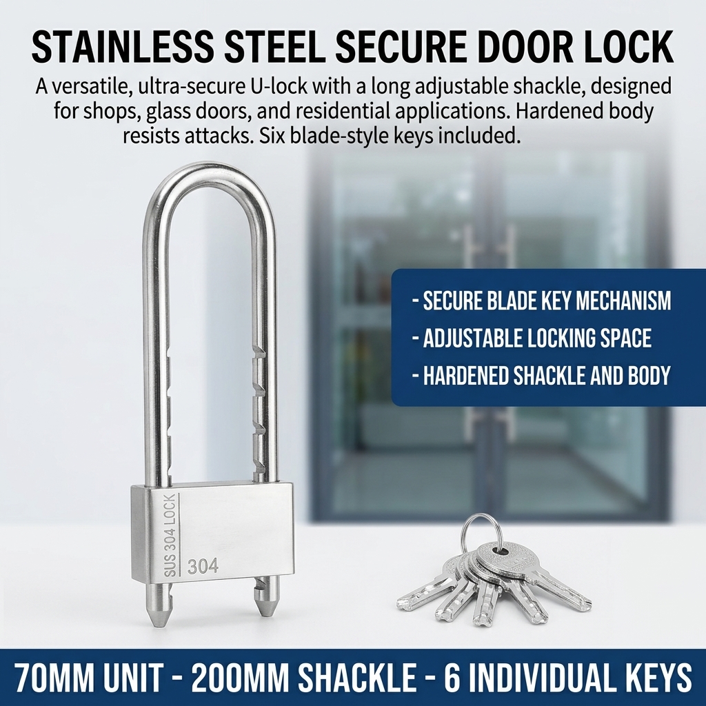 High-Strength U Lock Door Bicy - U Lock Heavy Duty review and price