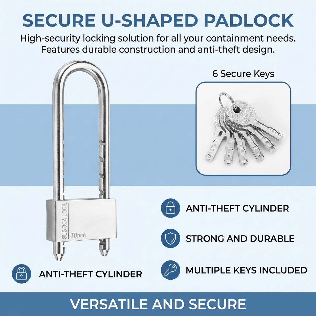 High-Strength U Lock Door Bicy - U Lock Heavy Duty review and price
