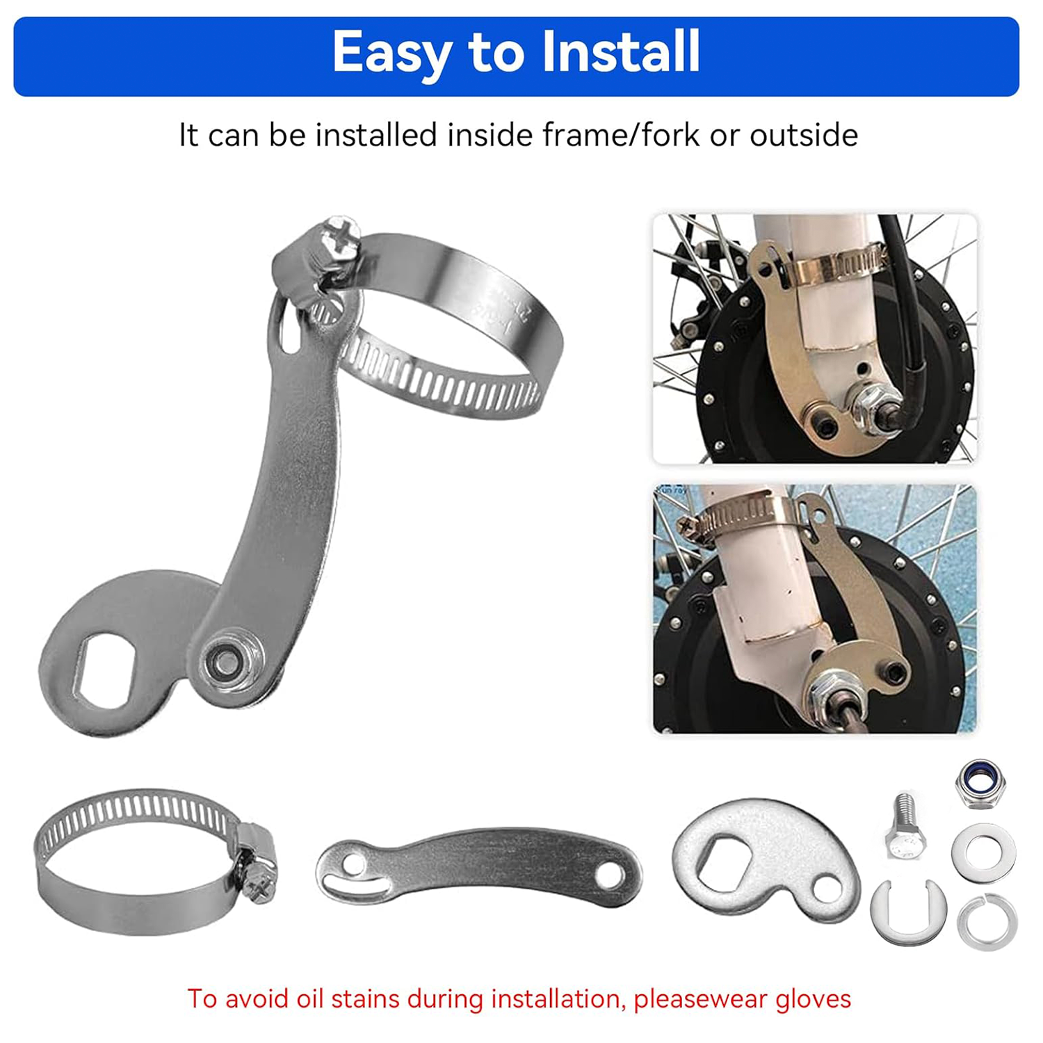 2 Sets Torque Arm Conversion K - Dynamo Hub Front review and price