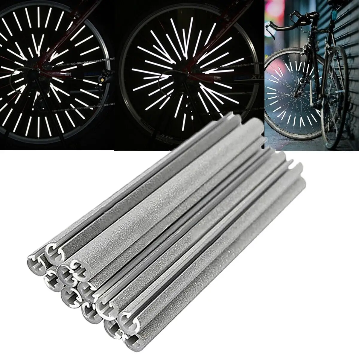 12pcs/set Bicycle Spoke ABS Hi - Spoke Reflector Set review and price