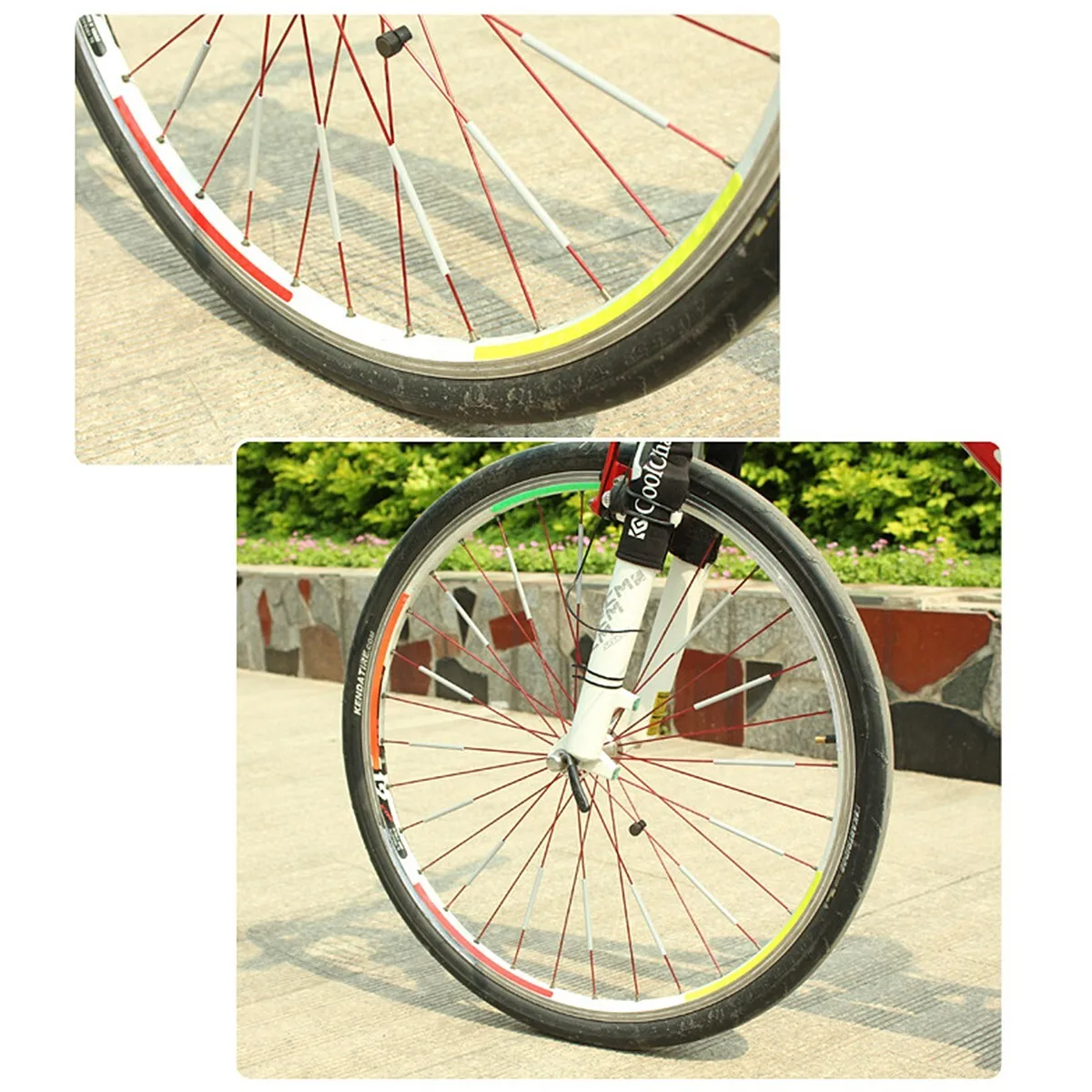 12pcs/set Bicycle Spoke ABS Hi - Spoke Reflector Set review and price