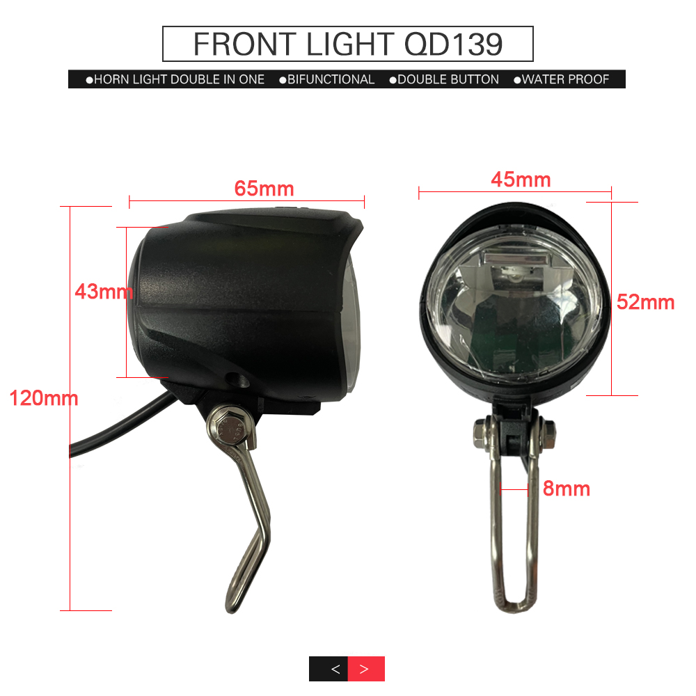Ebike Light and Horn Switch, H - Bike Light Front Rear review and price