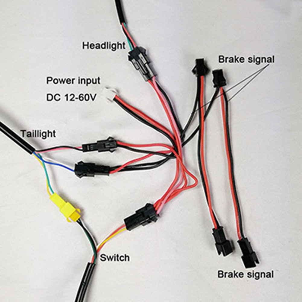 24-60V Electric Bike Light Con - Bike Light Front Rear review and price