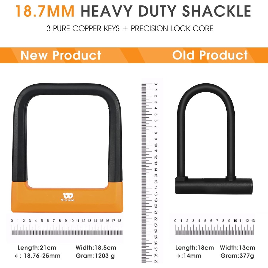 Heavy Duty AntiTheft Bicycle U - U Lock Heavy Duty review and price