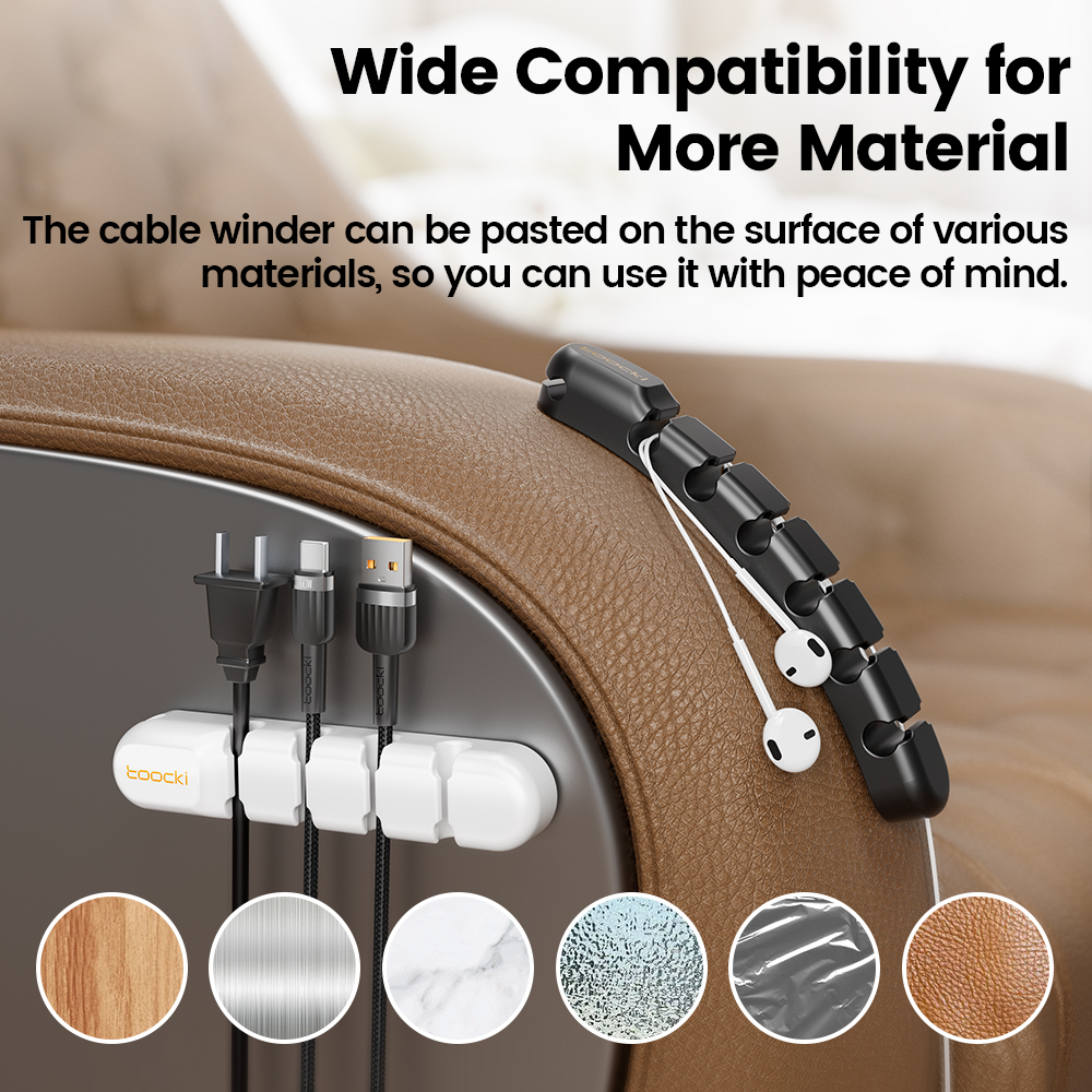 Toocki Cable Organizer 3 5 7 H - Cable Lock Flexible review and price