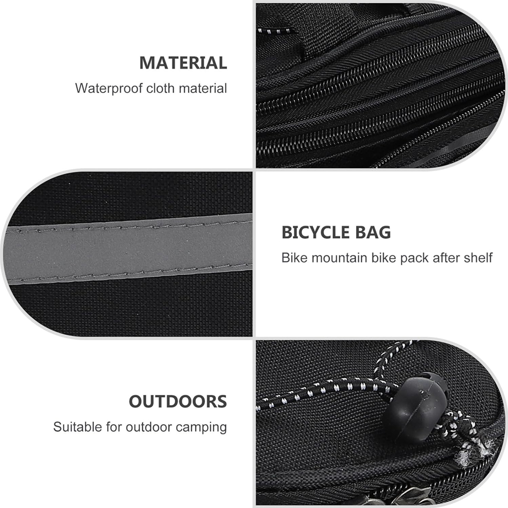1pcs Bicycle Trunk Bag Bike Re - Waterproof Cycling Commute review and price