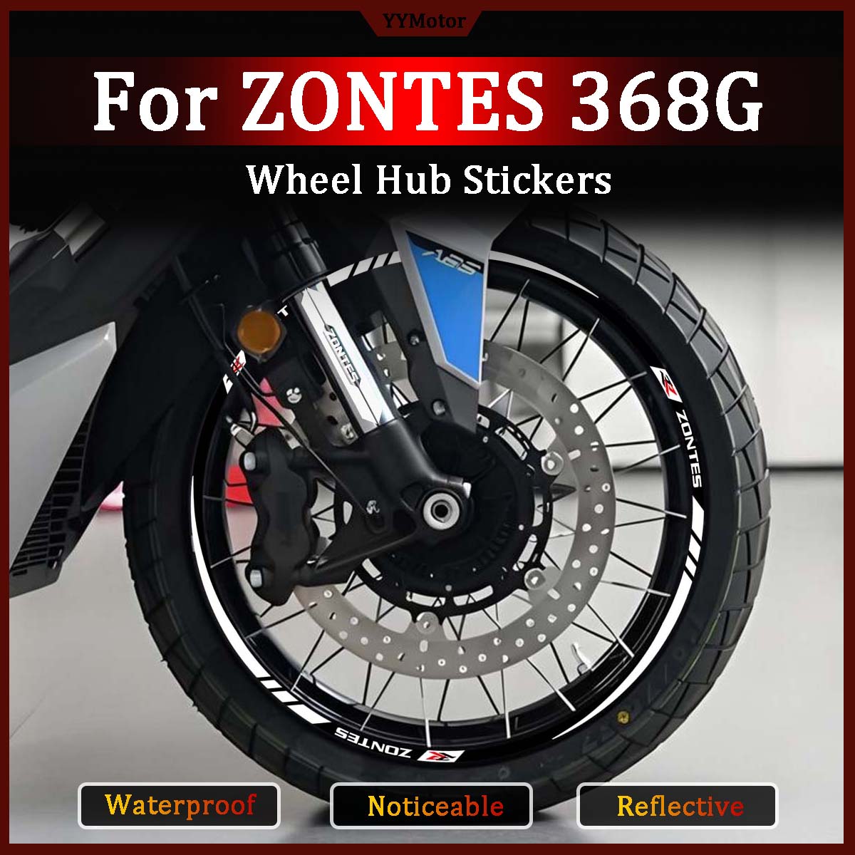 For ZONTES 368G Reflective Mot - Dynamo Hub Front review and price
