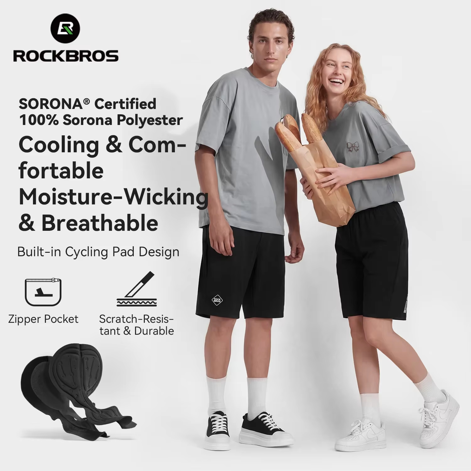 ROCKBRS Casual Cycling Shorts  - Cycling Shorts For Commute review and price