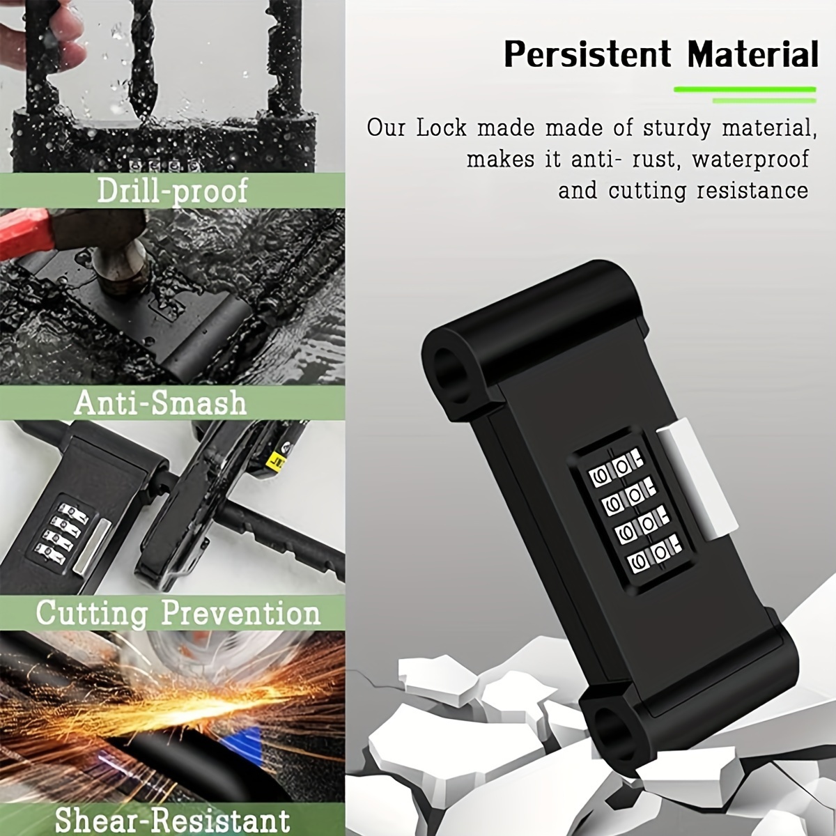16.5 inch 4 Digit Heavy Duty U - U Lock Heavy Duty review and price