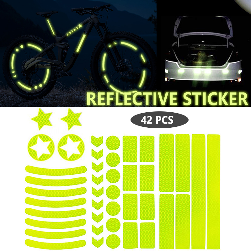 1 Set Car Tire Reflective Stic - Spoke Reflector Set review and price