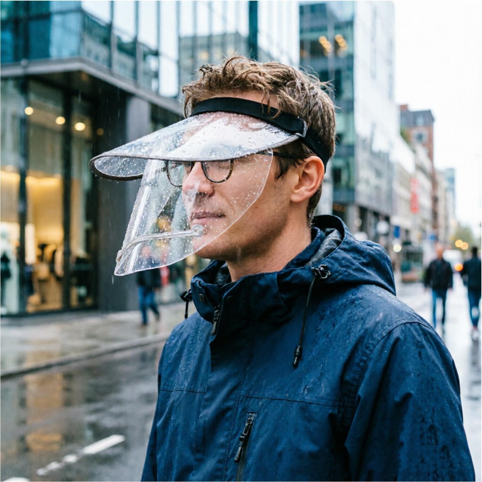 Rain Face Cover With Elastic H - Cycling Commute Rain review and price