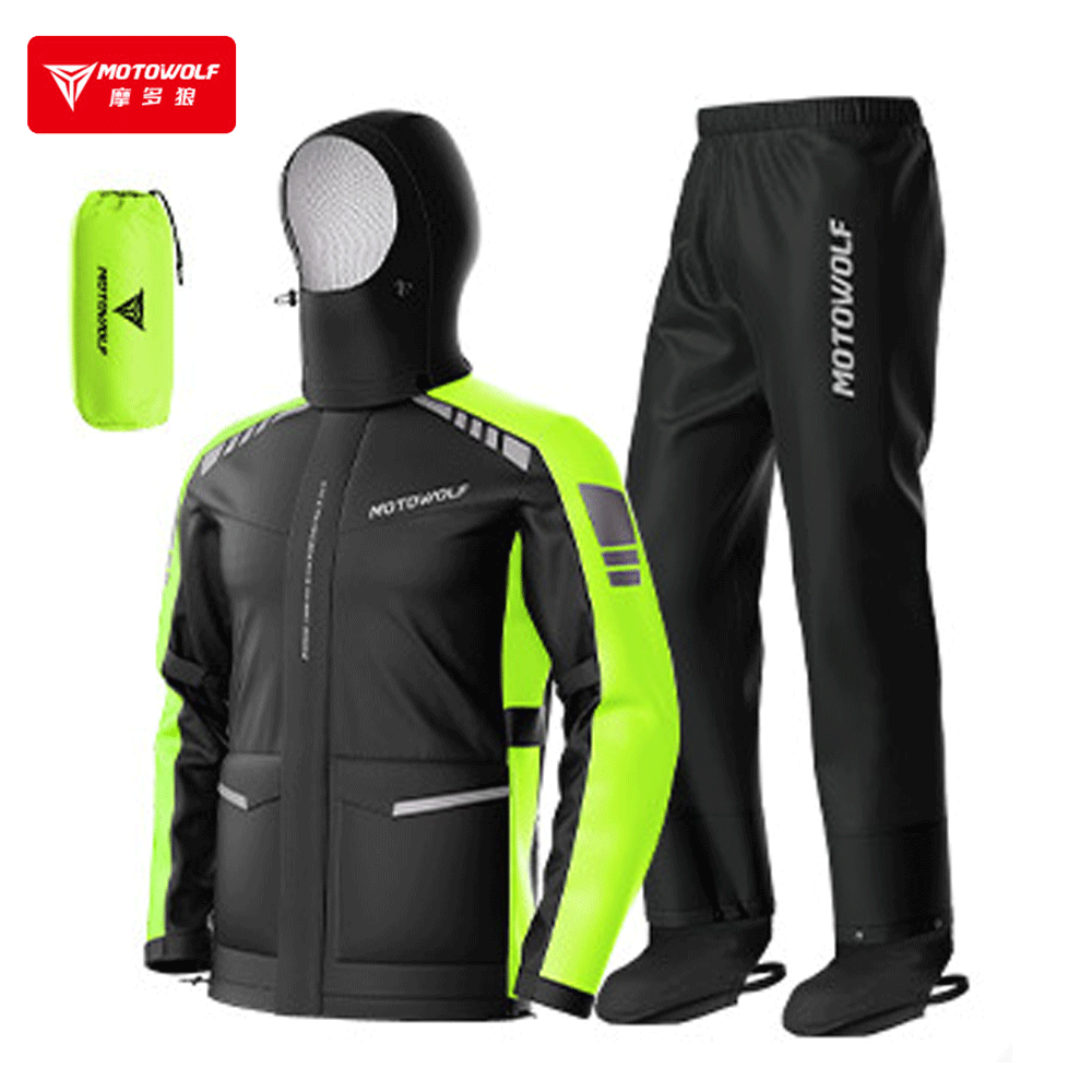 Rain Suit Motorcycle Rainwear  - Cycling Commute Rain review and price