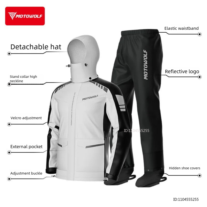 Rain Suit Motorcycle Rainwear  - Cycling Commute Rain review and price