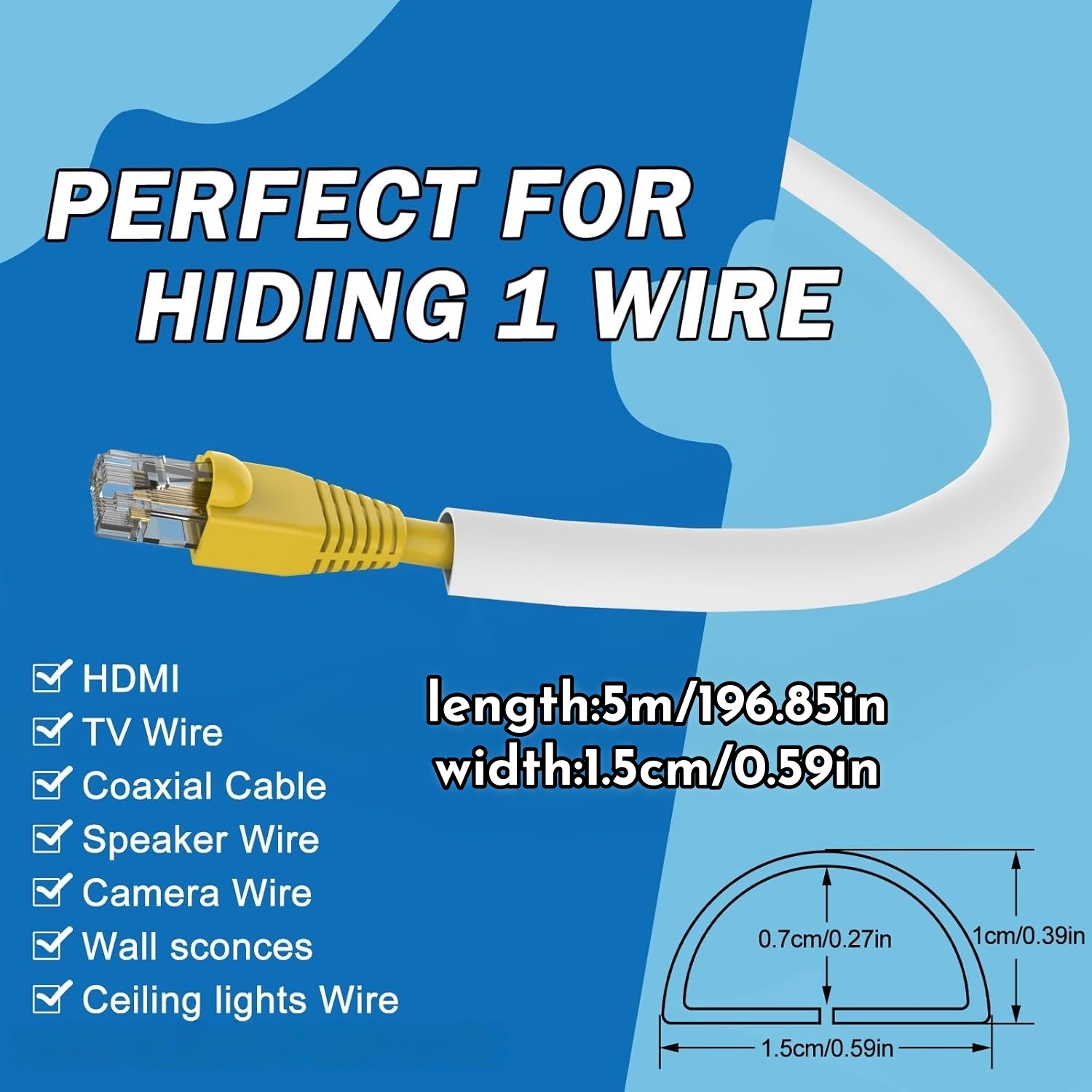 1PC 1/3/5m Flexible floor cabl - Cable Lock Flexible review and price
