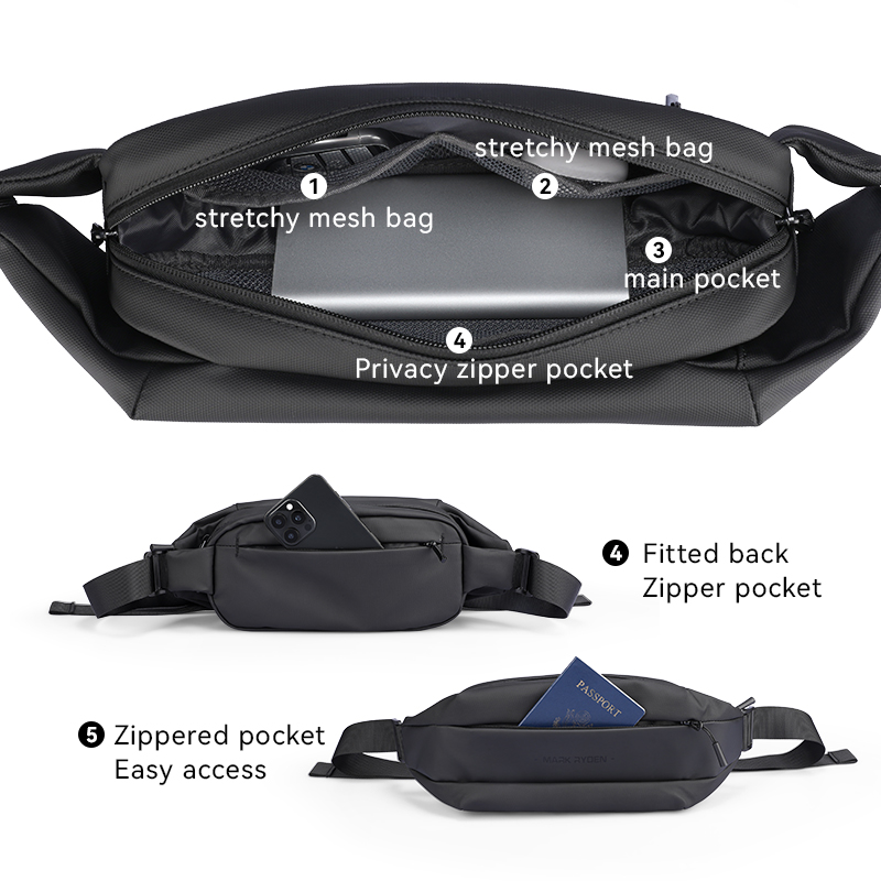 MARK RYDEN Multi-pocket Chest  - Waterproof Cycling Commute review and price